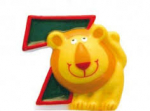 Torto Žvakutė "7" Safari Gimtadienio &Scaron;ventei