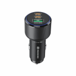 Swissten automobilinė įkroviklio 95w, 2x Usb-c, 1x Usb-a