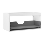 Praustuvo spintelės korpusas Mexen Box-A, 100 cm, 1 stalčius, White matt