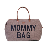 CHILDHOME DIDELIS MAMOS REIKMENŲ KREP&Scaron;YS MOMMY BAG, TEDDY SOFT BROWN