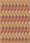 Narma kilimas Norra gold-red 140x200 cm