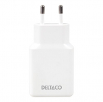 Adapteris Deltaco USBC-AC200 45W dvigubas USB-C PD