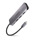 Axagon Hmc-5 Usb-c hub: 2x Usb-a, Hdmi, Sd/microsd, Pd 100w