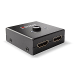 Lindy 2 prievadų 18g Hdmi jungiklis, dvikryptis