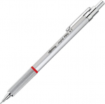 Rotring Rapid Pro automatinis pie&scaron;tukas 0.7 mm, sidabrinis