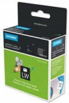 Dymo etiketės S0929120, 25mm, baltos, popierinės, 750 vnt.