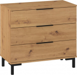 Komoda Meblocross Fresh FRE-02, ąžuolo spalvos