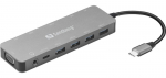 Sandberg USB-C 13-i-1 kelioninė dokinė stotelė 136-45