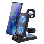 Indukcinis 3-in-1 įkroviklis Samsung telefonams ir laikrodžiams