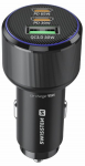 Automobilinis įkroviklis 95w 2x Usb-c Pd + Usb-a, laidas 1m