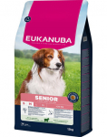 Eukanuba Senior Small Medium Breeds su ėriena ir ryžiais, 12 kg