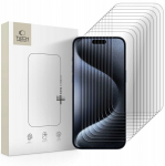 Tech-Protect grūdinto rinkinys iPhone 15 Pro Max (10 vnt.)