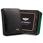 Piniginė vyrams Peterson PTN 340-CA PTN340CA453485903051166655, Juoda