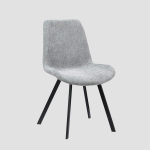 Homla SILLA Moderni Pilka Valgomojo Kėdė, 52 x 60 x 83.5 cm