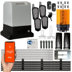 Stumdomų vartų valdymo įrenginys KIT 1500kg + 4 nuotolinio valdymo pulteliai + LED lempa + WIFI