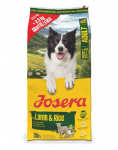 Josera įvairaus aktyvumo &scaron;unims Lamb&Rice, 12,5 kg +2,5kg Gratis