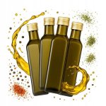 10x Stiklinės butelės Marasca 250ml alyvuogių aliejui, actui