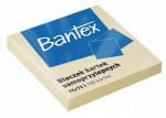 Bantex geltonos lipnios lapeliai, 75x75mm, 100 lap.