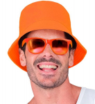 NEON ORANGE BUCKET HAT