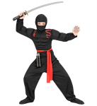 &bdquo;SUPER RAUMENŲ NINJA&ldquo; (raumenų mar&scaron;kinėliai su gobtuvu, veido kaukė, kelnės, diržas)