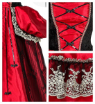 &bdquo;VAMPIRESS&ldquo; (suknelė su krinolino apatiniu sijonu, kaklo papuo&scaron;alu)