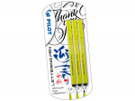 Žymeklis kaligrafijai Pilot Lettering Pen 3vnt. (1.0/2.0/3.0) juoda blister.