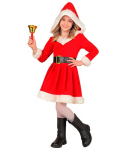 &bdquo;MISS SANTA&ldquo; (suknelė su gobtuvu, diržas)