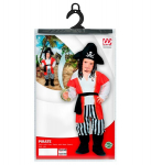 PIRATE (shirt with coat, pants with boot covers, belt, hat)