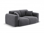 Dvivietė sofa Micadoni Nolio, Dark Grey