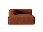 Modulinė sofa Micadoni Home Mic_CHL_215_F1_Nuria3, ruda