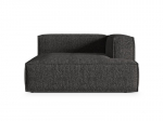 Modulinė sofa Micadoni Home MIC_CHR_L_260_F1_Nuria3, tamsiai pilka
