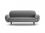 Dvivietė sofa Micadoni Poppy, Dark Grey