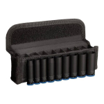 Bosch 9 vnt. smūginių lizdų rinkinys 1/4", 6-14 mm