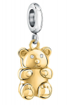 Dvipusis plieno pakabukas Teddy Bear Drops SCZ1299