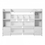 Vaikų žaislų laikymo organizatorius, 138.7x30x94.5 cm, balta, laikymas