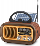 Ne&scaron;iojamas retro radijas su Bluetooth ir AM/FM, 1 vnt.