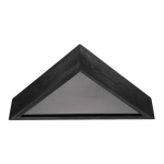 Modernus Trikampis Medinis Nuotraukų Rėmelis Operitacx Juodas 44X22X8,5 Cm