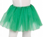 Tutu sijonas, tamsiai žalias, tiulinis, 30 cm
