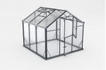 Grūdinto stiklo &scaron;iltnamis Gampre Sanus Hybrid L-5 RAL7016 2,2x2,2 m