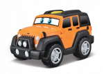 Bburago Jeep Wrangler oranžinis su garsu, 13cm