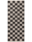 Hanse Home Handloom 1.0 kiliminis takelis, natūralios baltos/juodos spalvos, 80 x 300 cm &ndash; džiutas
