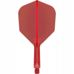 Target K-flex No6 Red Short dartų plunksnos su kotu