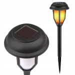 Led saulės &scaron;viesos lauko žibintas, imituojantis ugnį, 3000k, Ip44