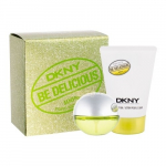 Dovanų rinkinys DKNY Be Delicious 30 ml EDP + kūno losjonas, gaivus vaisių aromatas