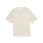 PUMA laisvalaikio mar&scaron;kinėliai mergaitėms PUMA ESS Centered Cat Logo Boxy Tee G Alpine - 68513187, balti