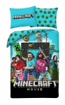 Halantex vaiki&scaron;kas mikropluo&scaron;to patalynės komplektas Minecraft MNM-009BL, 140x200, 2 dalių