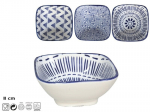 Kitchen&Go kvadratinis dubuo, 5x11x11 cm, baltas/mėlynas, 1 vnt.