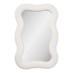 Sieninis veidrodis 80x54 cm baltas