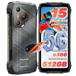 Telefonas &bdquo;Blackview BL7000&ldquo; &ndash; 5G &ndash; 24 GB RAM &ndash; 512 GB ROM &ndash; 6,78 colio 120 Hz &ndash; atsparus vandeniui (IP68) &ndash; naktinio matymo funkcija &ndash; &bdquo;Android 15&ldquo; &ndash; NFC &ndash; GPS &ndash; Juoda