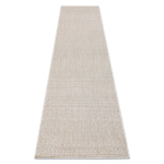 Kilimas, bėgikas sizalio SION A5165A Melangas plok&scaron;čias audimas ekru / kremas, 60x200 cm
